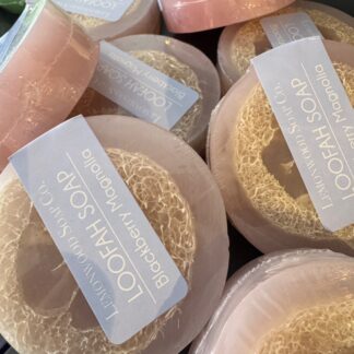 Blackberry Magnolia Loofah Soap